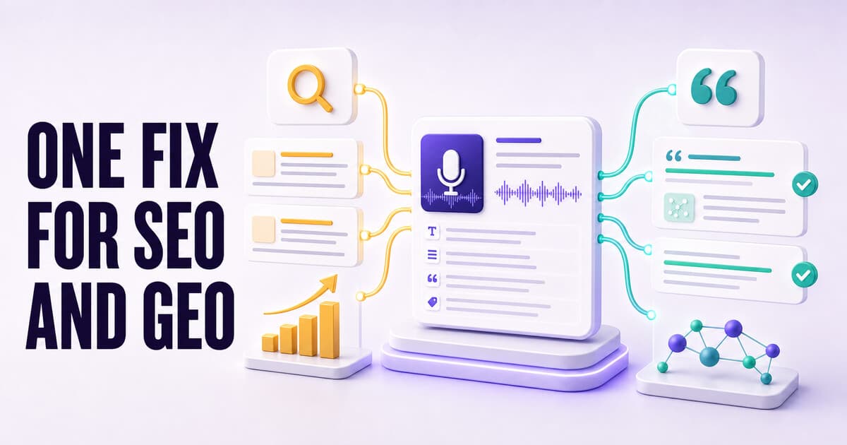 GEO vs SEO: what podcasters need to know about answer engines