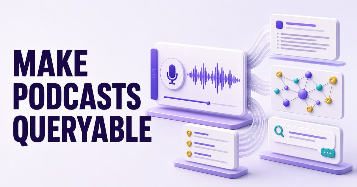 Introducing PodHood: turn your podcast into a knowledge graph
