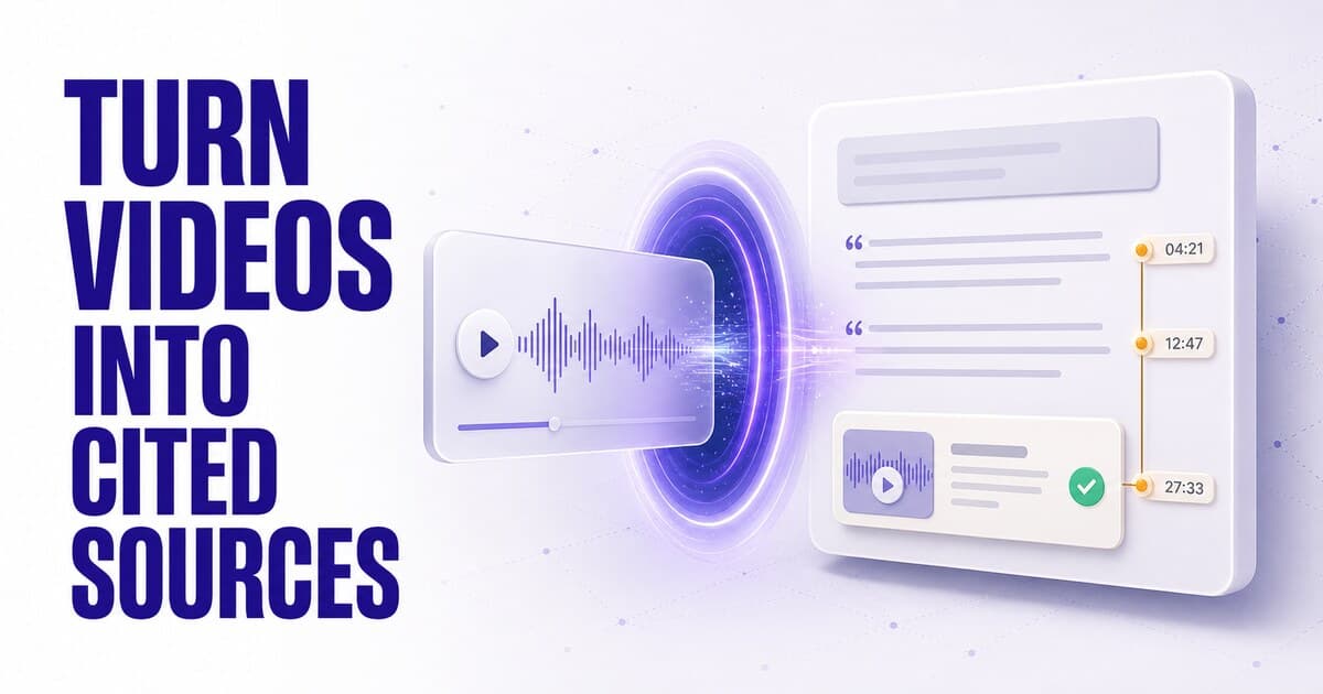 YouTube GEO: how to get your videos cited by ChatGPT, Perplexity, and Google AI